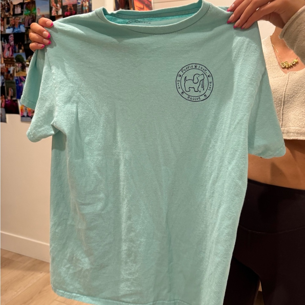 Women's Short Sleeve Tee - Light Blue